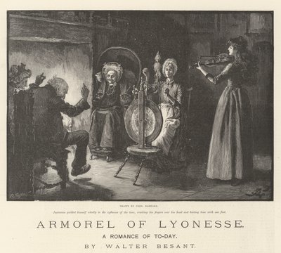 Armorel of Lyonesse, A Romance of To-Day, by Walter Besant by Frederick Barnard